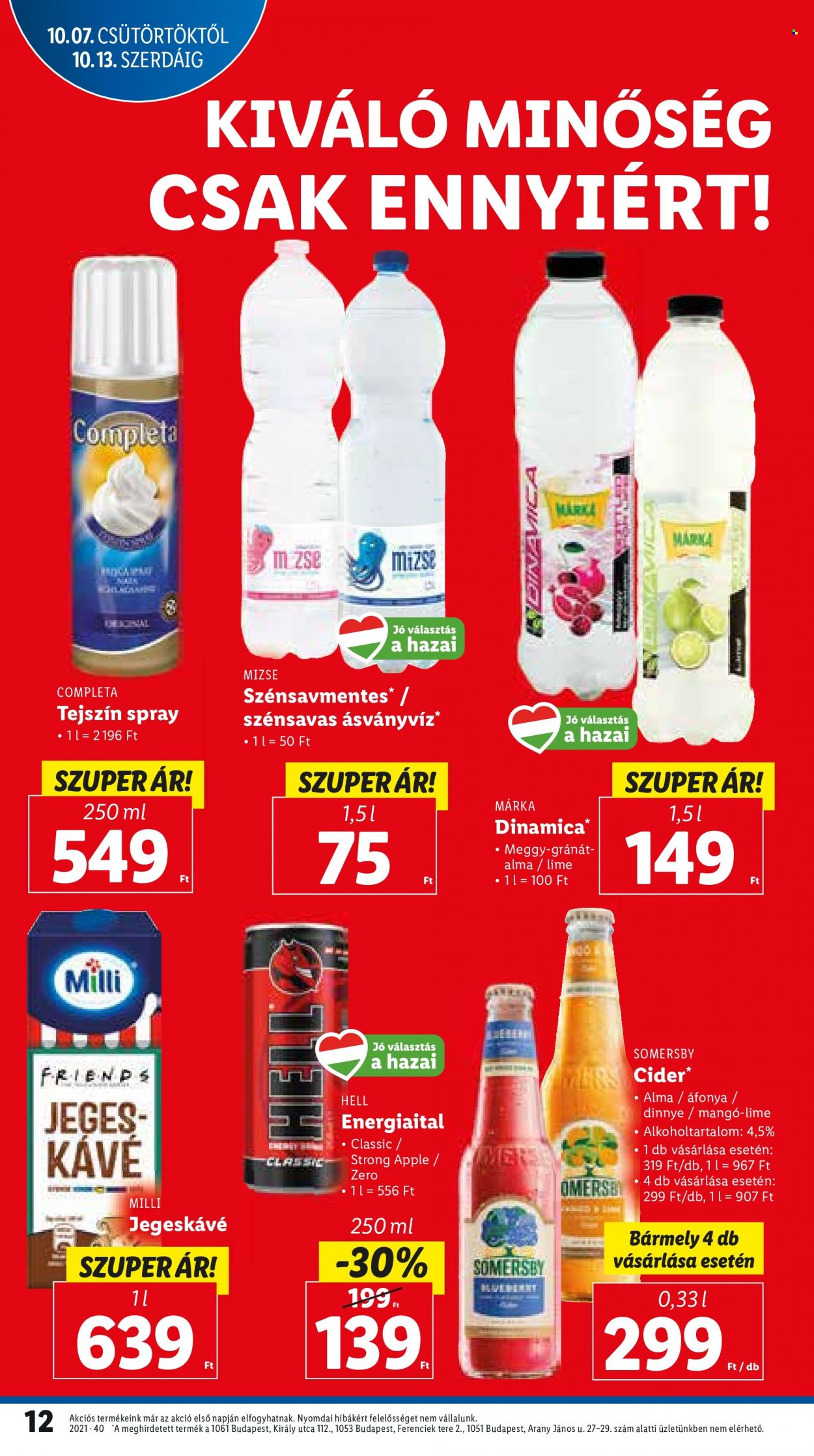 Lidl akciós újságok - 2021.10.07 - 2021.10.13. Oldal 12