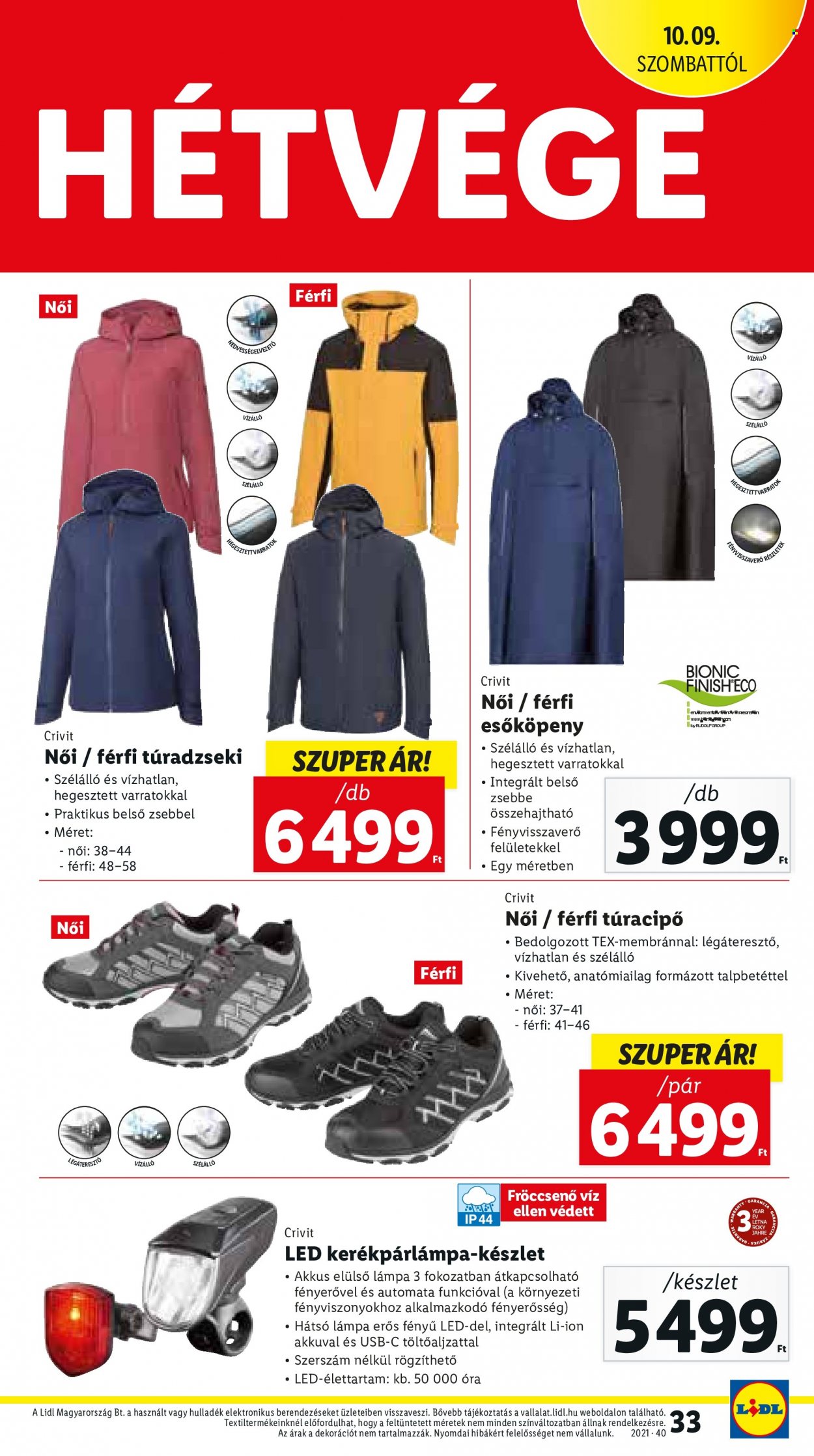 Lidl akciós újságok - 2021.10.07 - 2021.10.13. Oldal 33