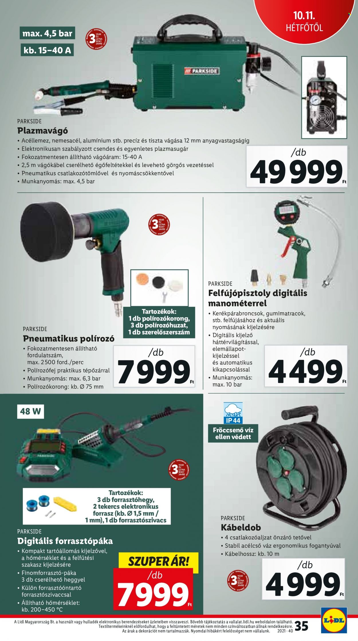Lidl akciós újságok - 2021.10.07 - 2021.10.13. Oldal 35