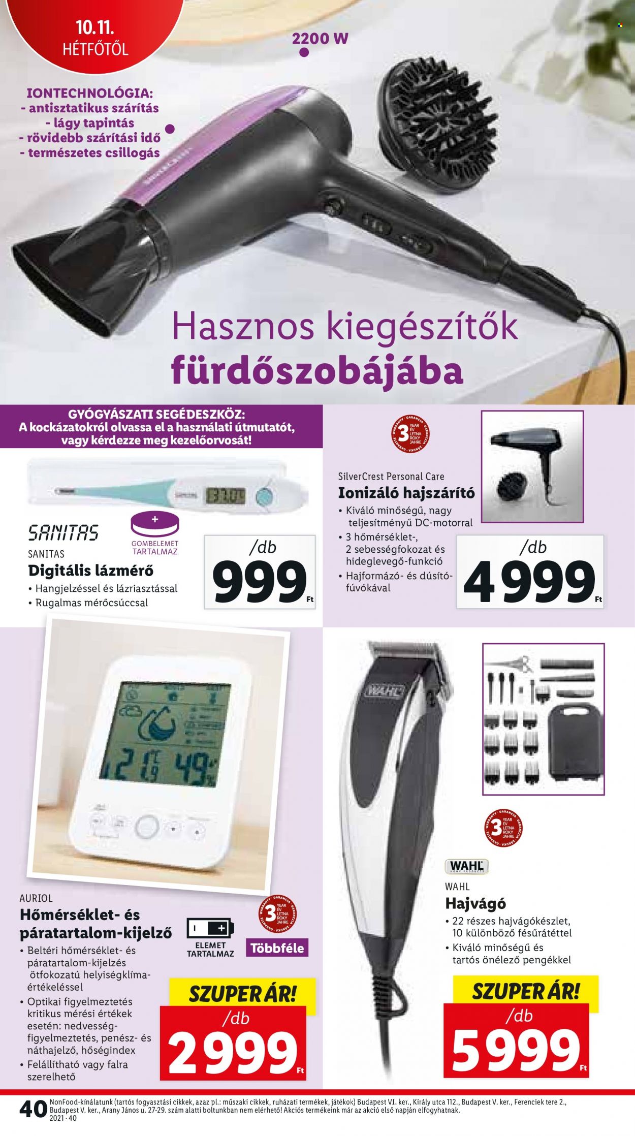 Lidl akciós újságok - 2021.10.07 - 2021.10.13. Oldal 40