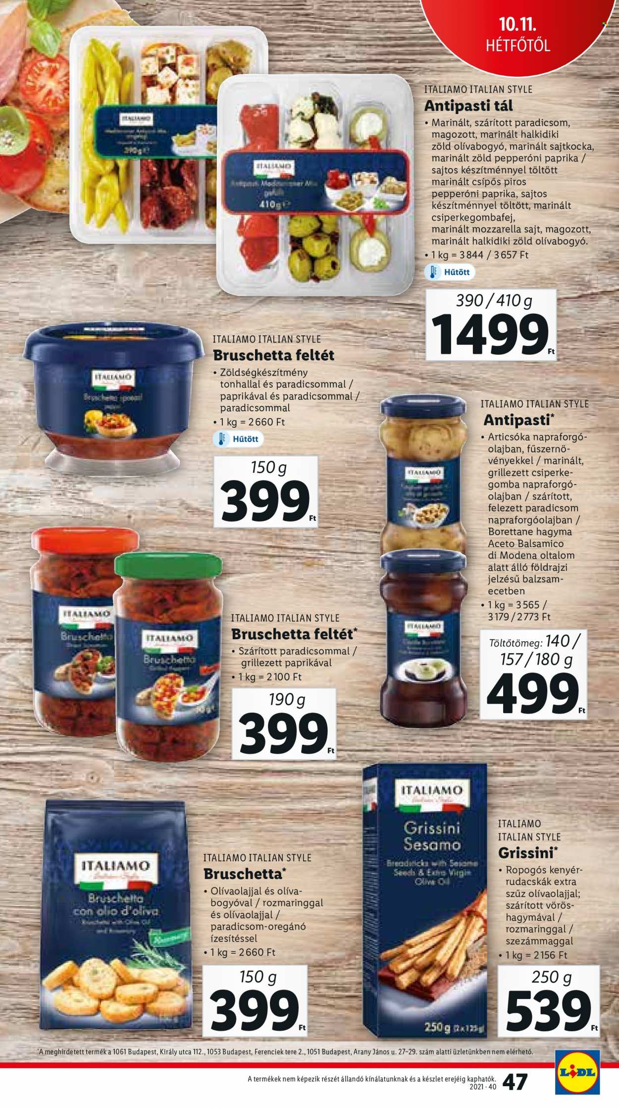 Lidl akciós újságok - 2021.10.07 - 2021.10.13. Oldal 47
