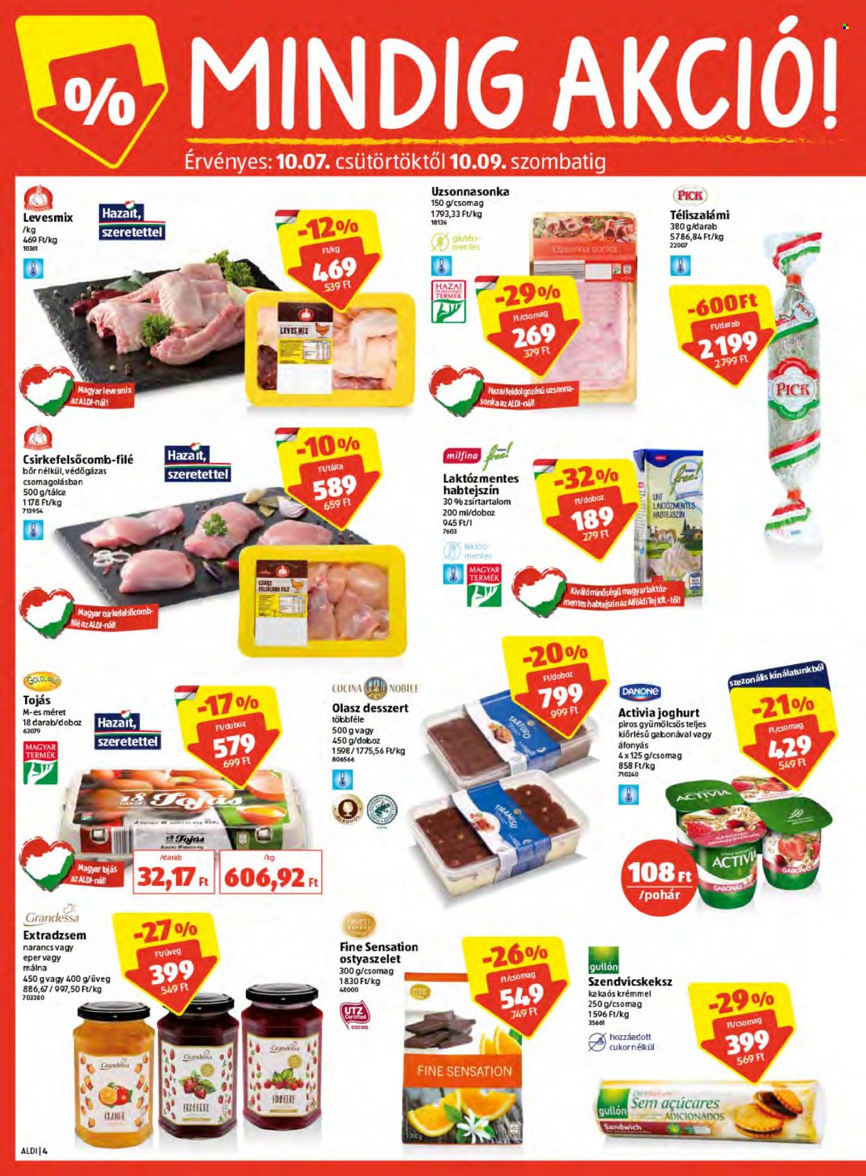 Aldi akciós újságok - 2021.10.07 - 2021.10.13. Oldal 4
