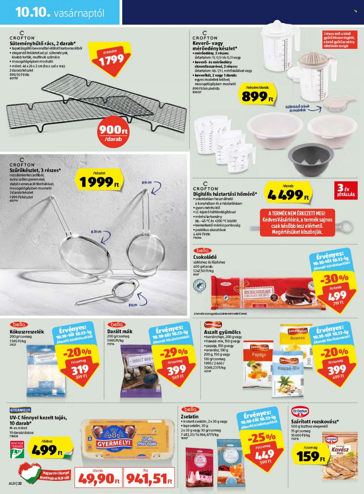 Aldi akciós újságok - 2021.10.07 - 2021.10.13. Oldal 22