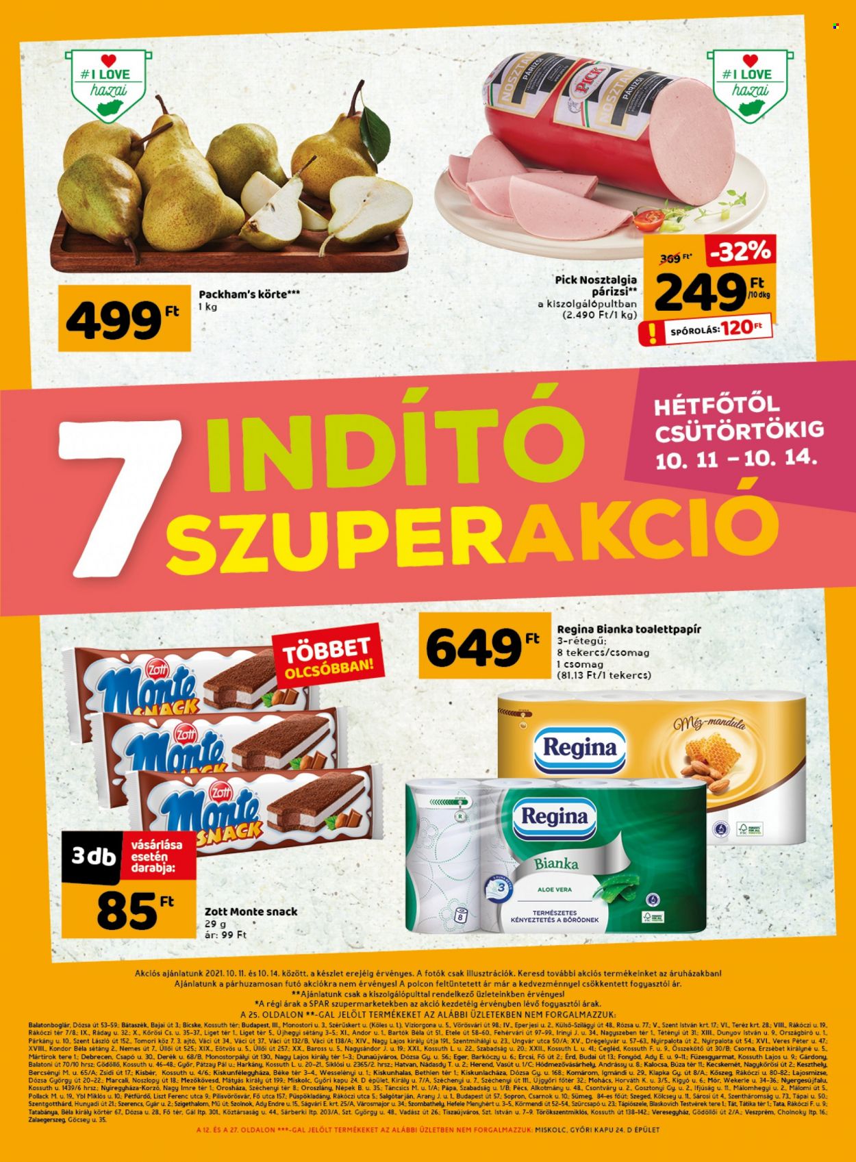 SPAR akciós újságok - 2021.10.07 - 2021.10.13. Oldal 33