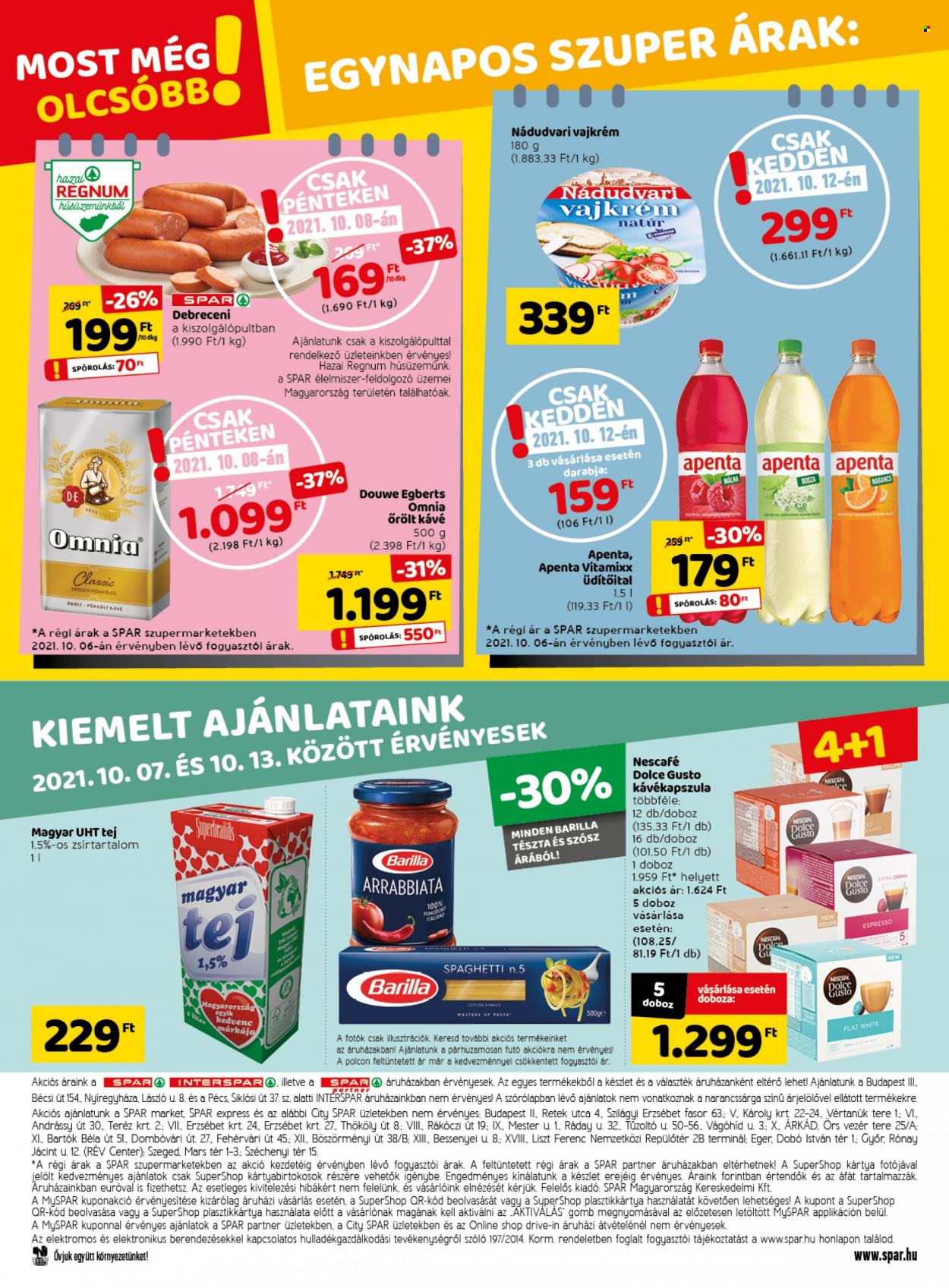 SPAR akciós újságok - 2021.10.07 - 2021.10.13. Oldal 36