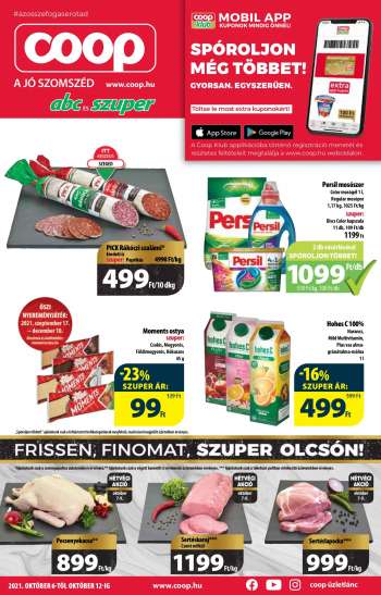 Újság Coop - 2021.10.06 - 2021.10.12.