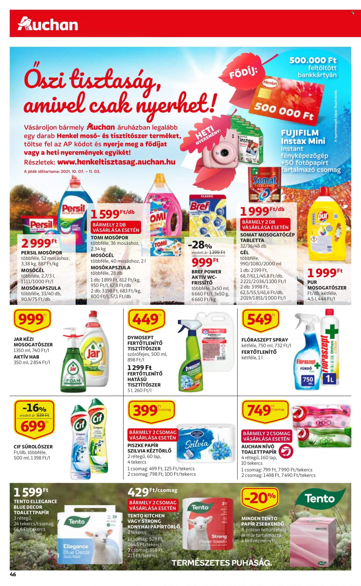 Auchan akciós újságok - 2021.10.07 - 2021.10.13. Oldal 46
