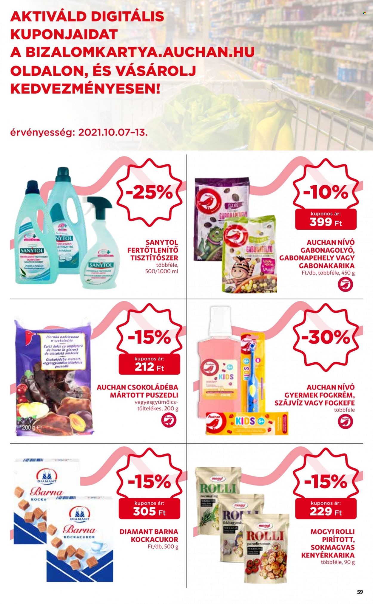 Auchan akciós újságok - 2021.10.07 - 2021.10.13. Oldal 59