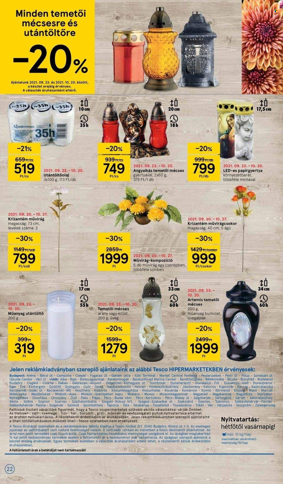 TESCO akciós újságok - 2021.10.07 - 2021.10.13. Oldal 22