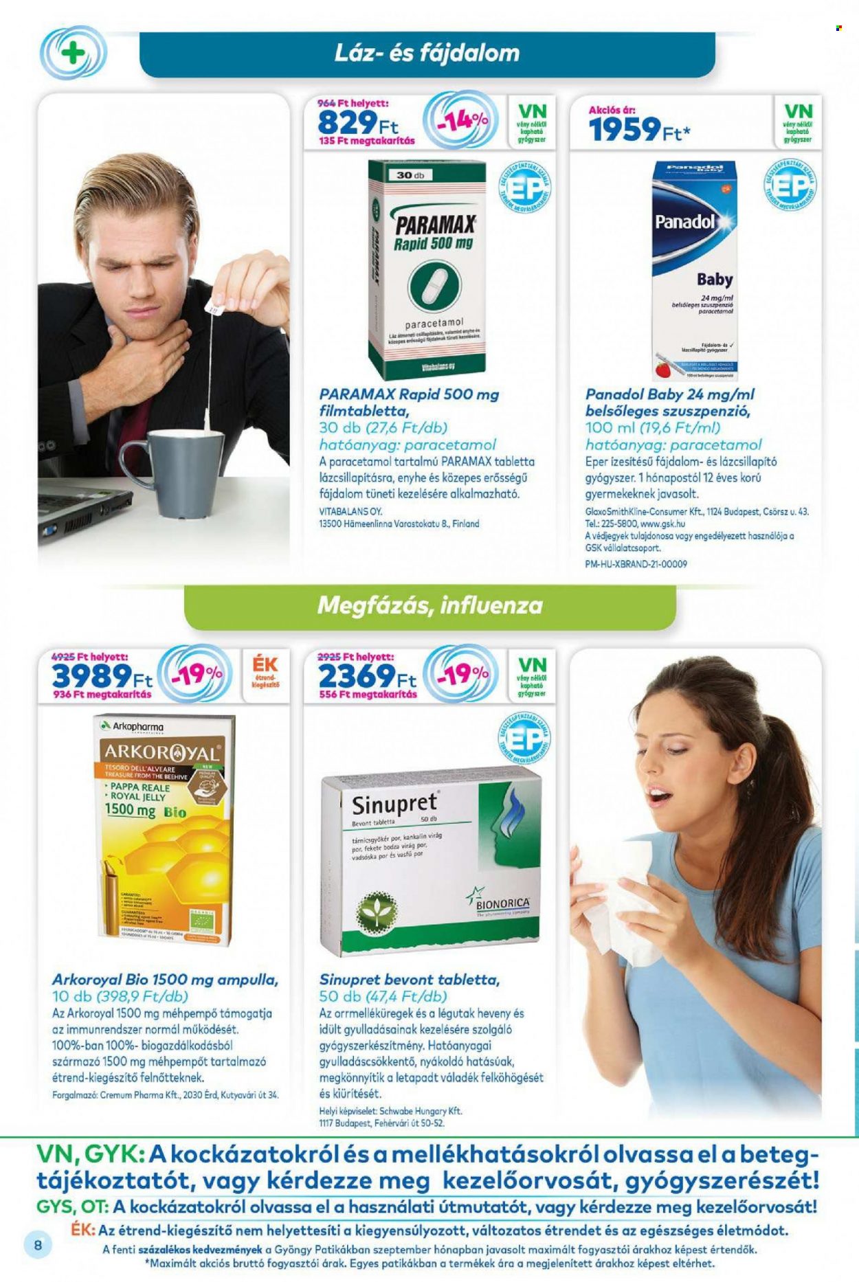 Gyöngy Patikák akciós újságok - 2021.10.01 - 2021.10.31. Oldal 8
