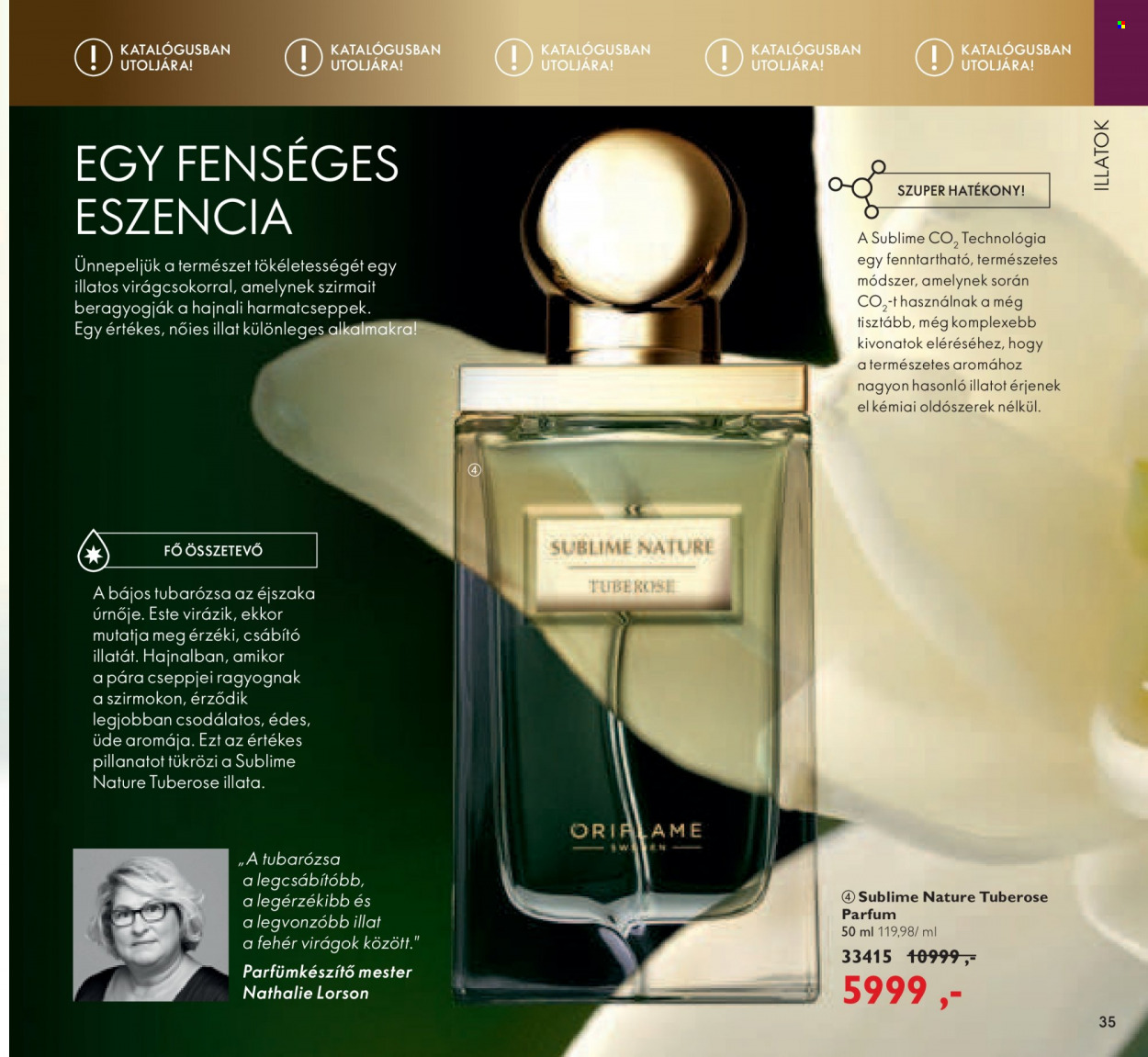 Oriflame akciós újságok - 2021.10.05 - 2021.10.25. Oldal 35