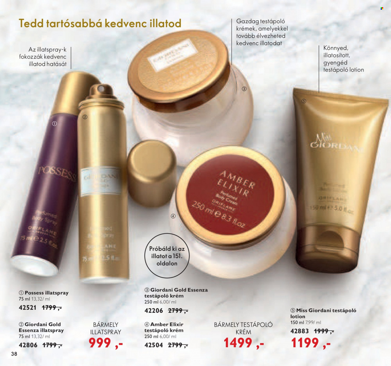 Oriflame akciós újságok - 2021.10.05 - 2021.10.25. Oldal 38