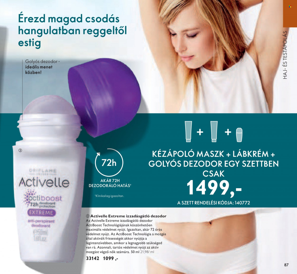 Oriflame akciós újságok - 2021.10.05 - 2021.10.25. Oldal 87