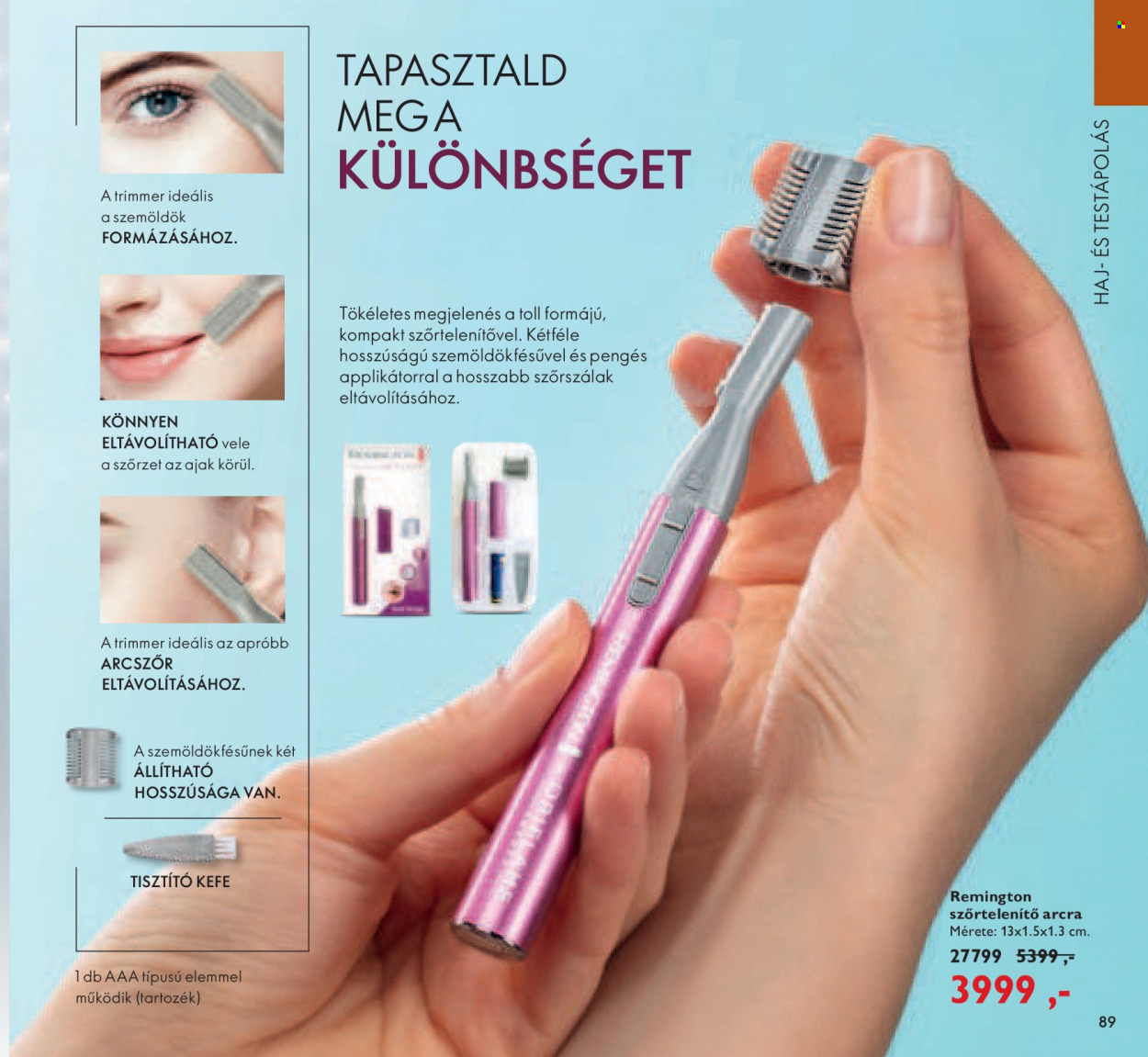 Oriflame akciós újságok - 2021.10.05 - 2021.10.25. Oldal 89