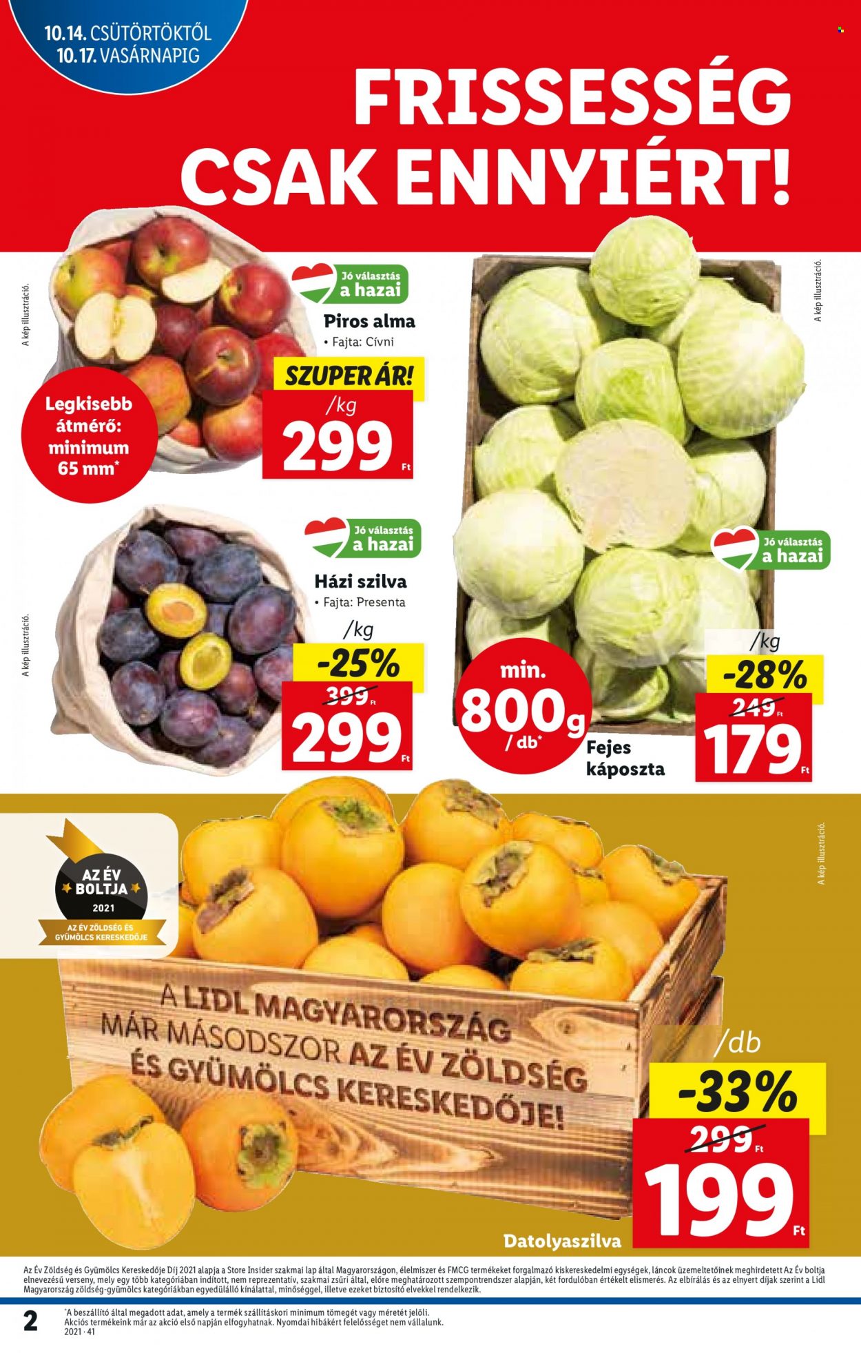 Lidl akciós újságok - 2021.10.14 - 2021.10.20. Oldal 2
