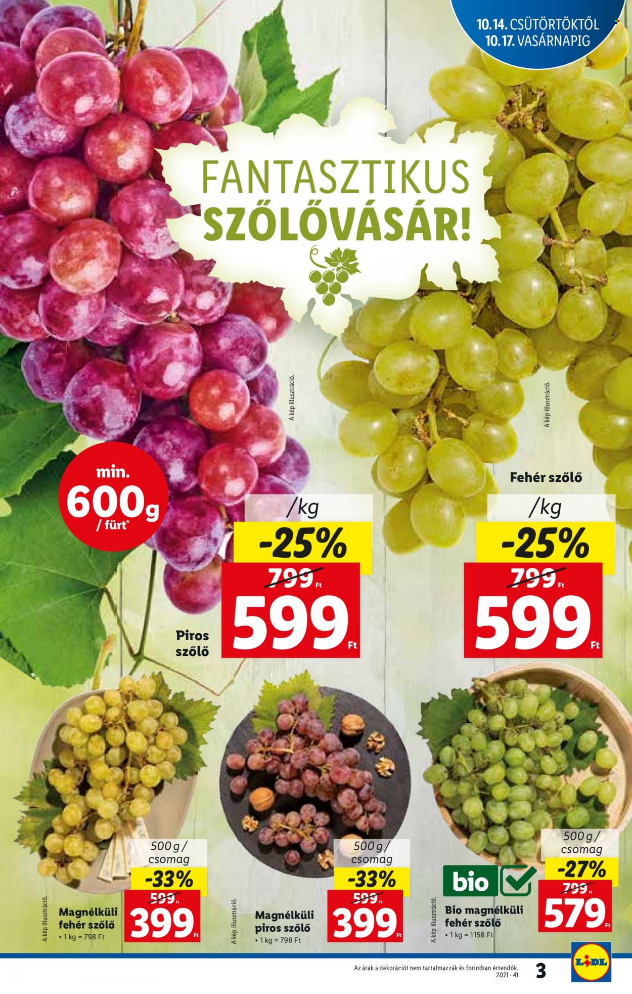 Lidl akciós újságok - 2021.10.14 - 2021.10.20. Oldal 3