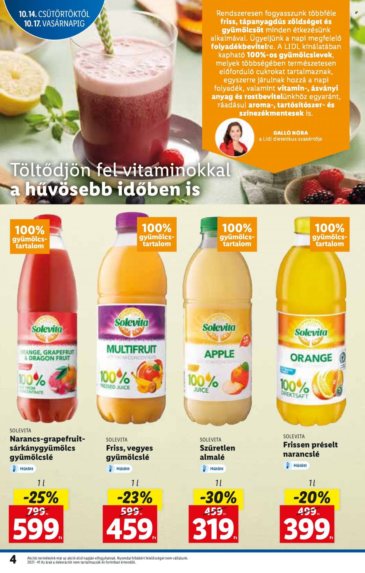 Lidl akciós újságok - 2021.10.14 - 2021.10.20. Oldal 4