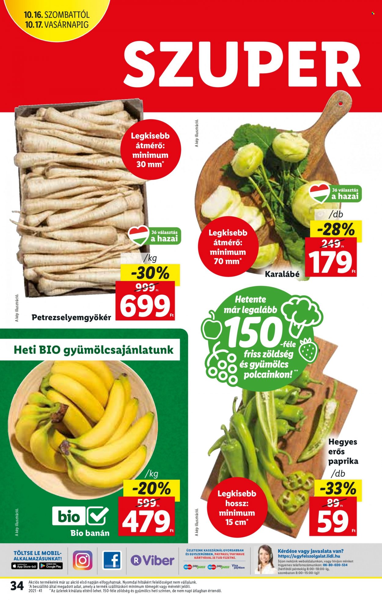 Lidl akciós újságok - 2021.10.14 - 2021.10.20. Oldal 34