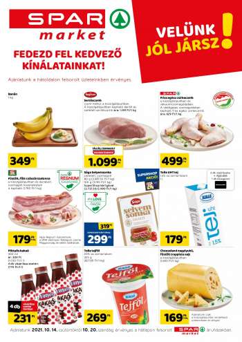 Újság SPAR market - 2021.10.14 - 2021.10.20.