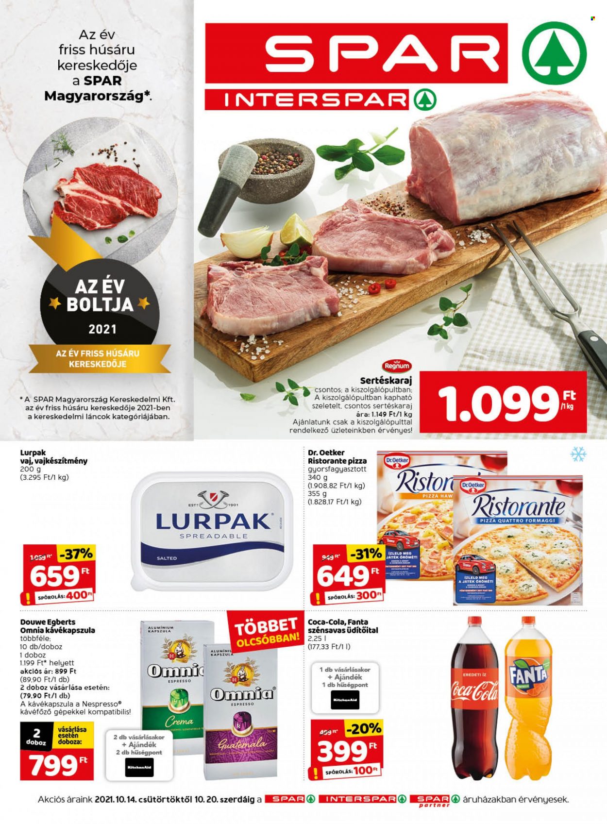 SPAR akciós újságok - 2021.10.14 - 2021.10.20. Oldal 1