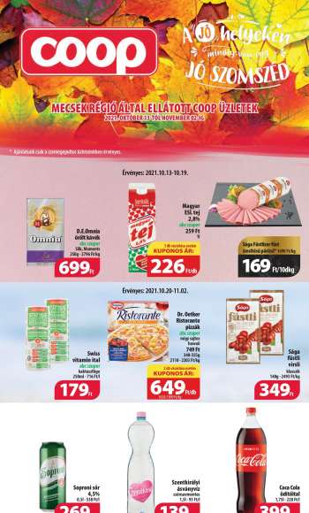 Újság Coop - 2021.10.13 - 2021.11.02.