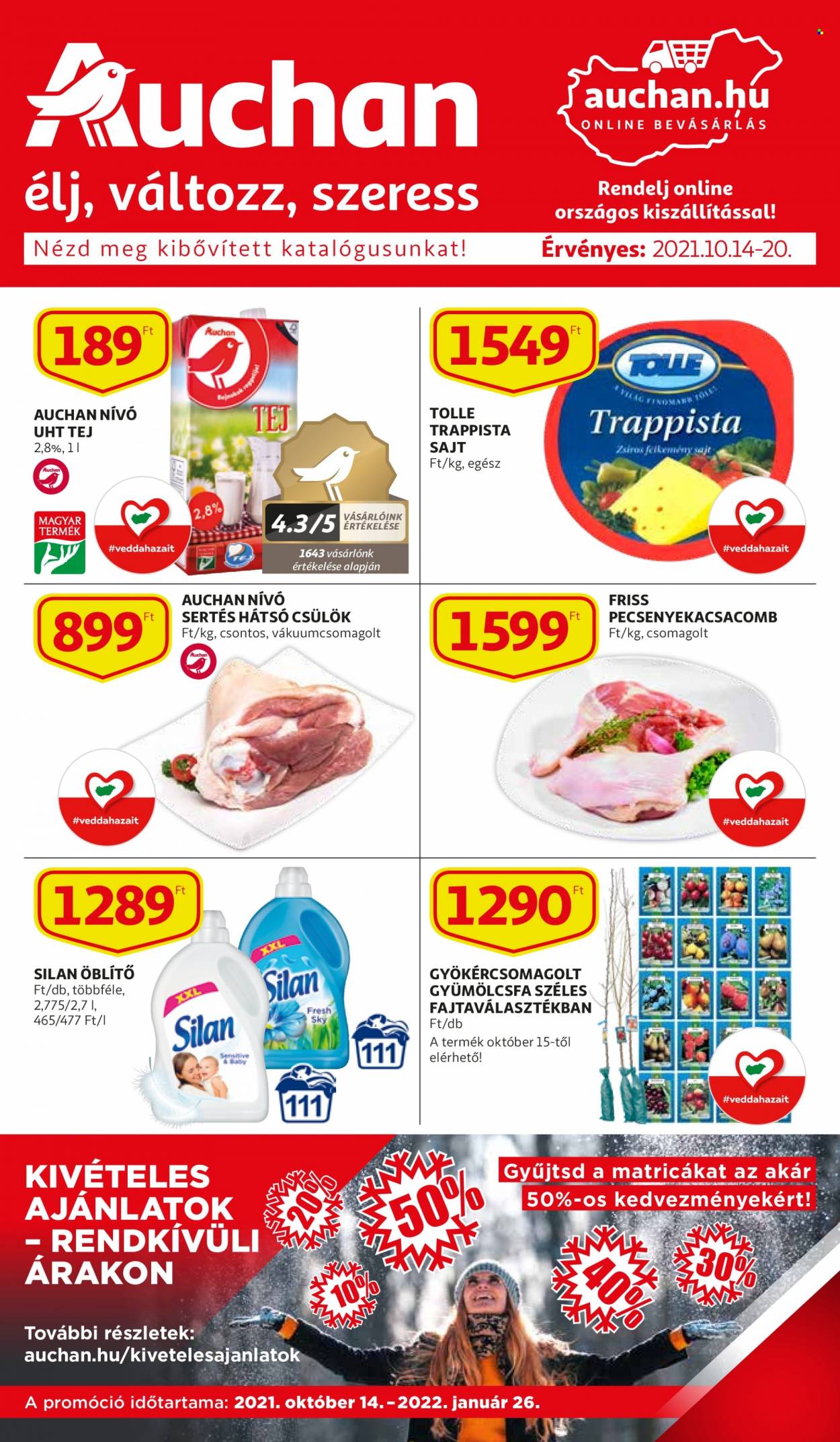 Auchan akciós újságok - 2021.10.14 - 2021.10.20. Oldal 1