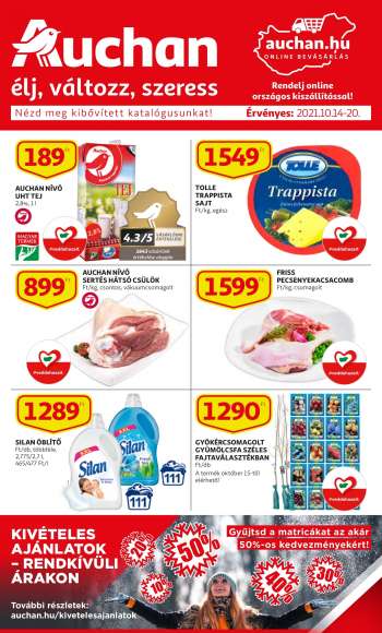 Újság Auchan - 2021.10.14 - 2021.10.20.