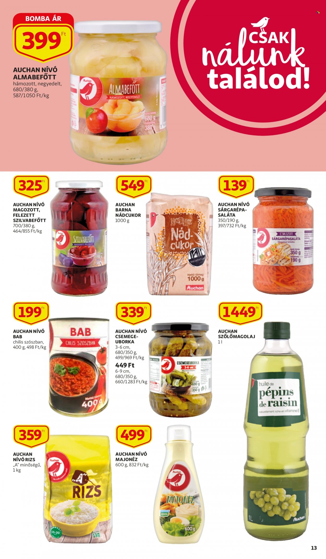 Auchan akciós újságok - 2021.10.14 - 2021.10.20. Oldal 13