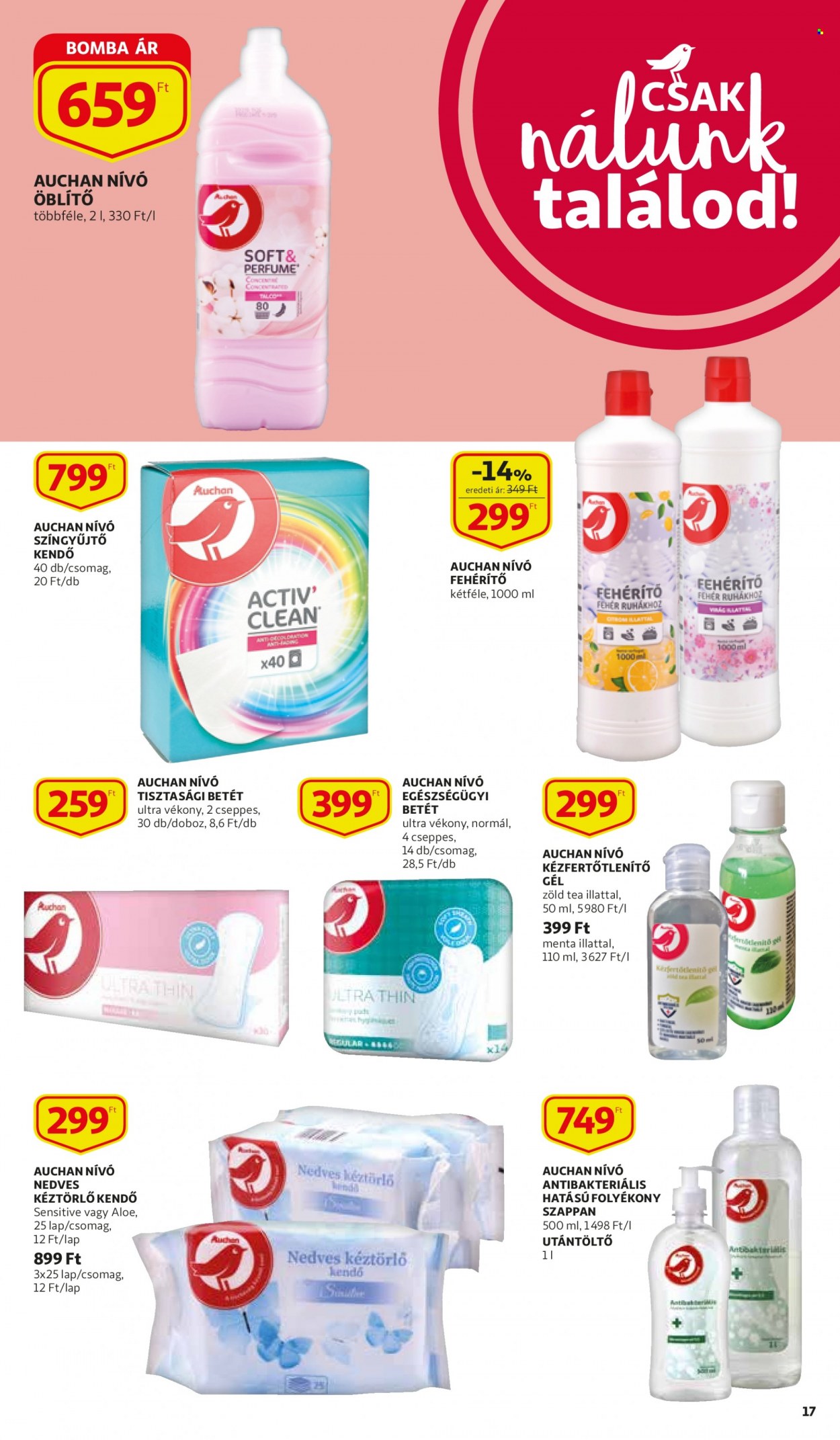 Auchan akciós újságok - 2021.10.14 - 2021.10.20. Oldal 17