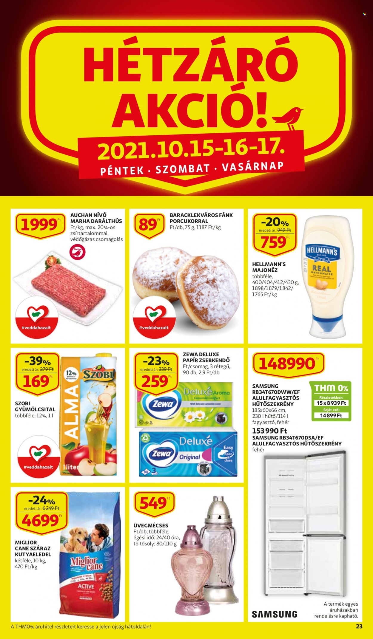 Auchan akciós újságok - 2021.10.14 - 2021.10.20. Oldal 23