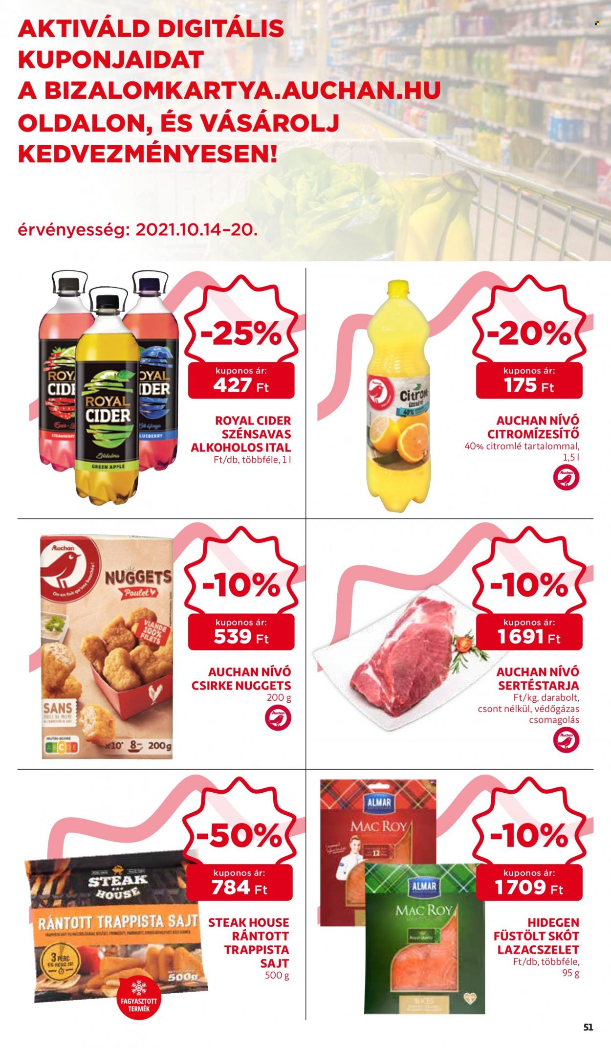 Auchan akciós újságok - 2021.10.14 - 2021.10.20. Oldal 51
