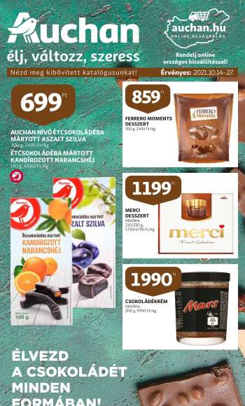 Újság Auchan - 2021.10.14 - 2021.10.27.