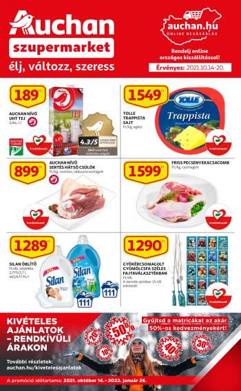 Újság Auchan - 2021.10.14 - 2021.10.20.
