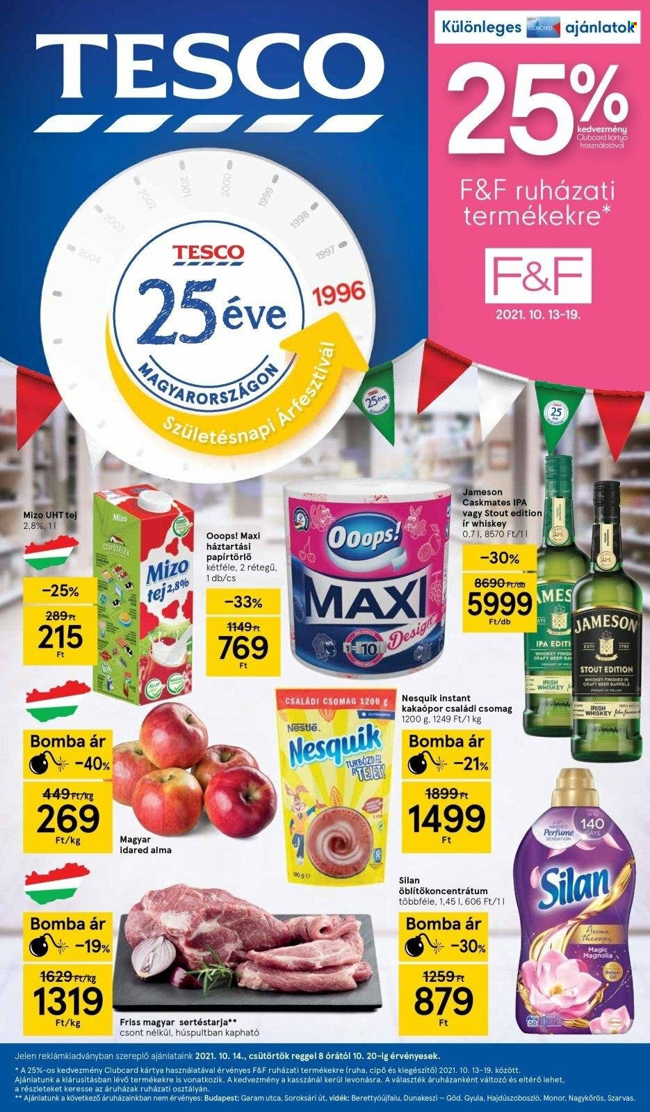 TESCO akciós újságok - 2021.10.14 - 2021.10.20. Oldal 1