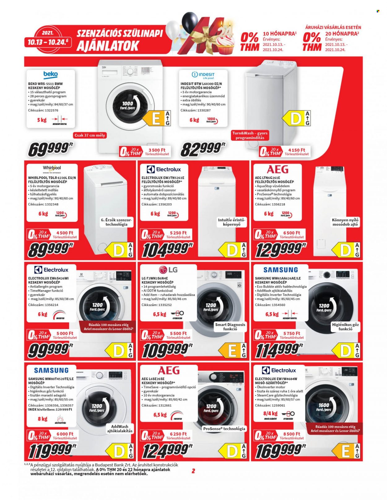 MediaMarkt akciós újságok - 2021.10.13 - 2021.10.24. Oldal 2
