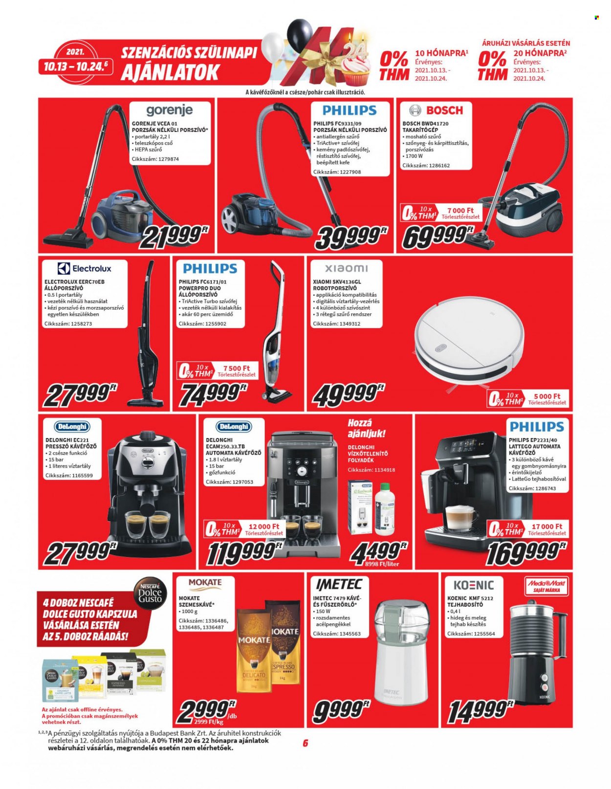 MediaMarkt akciós újságok - 2021.10.13 - 2021.10.24. Oldal 6