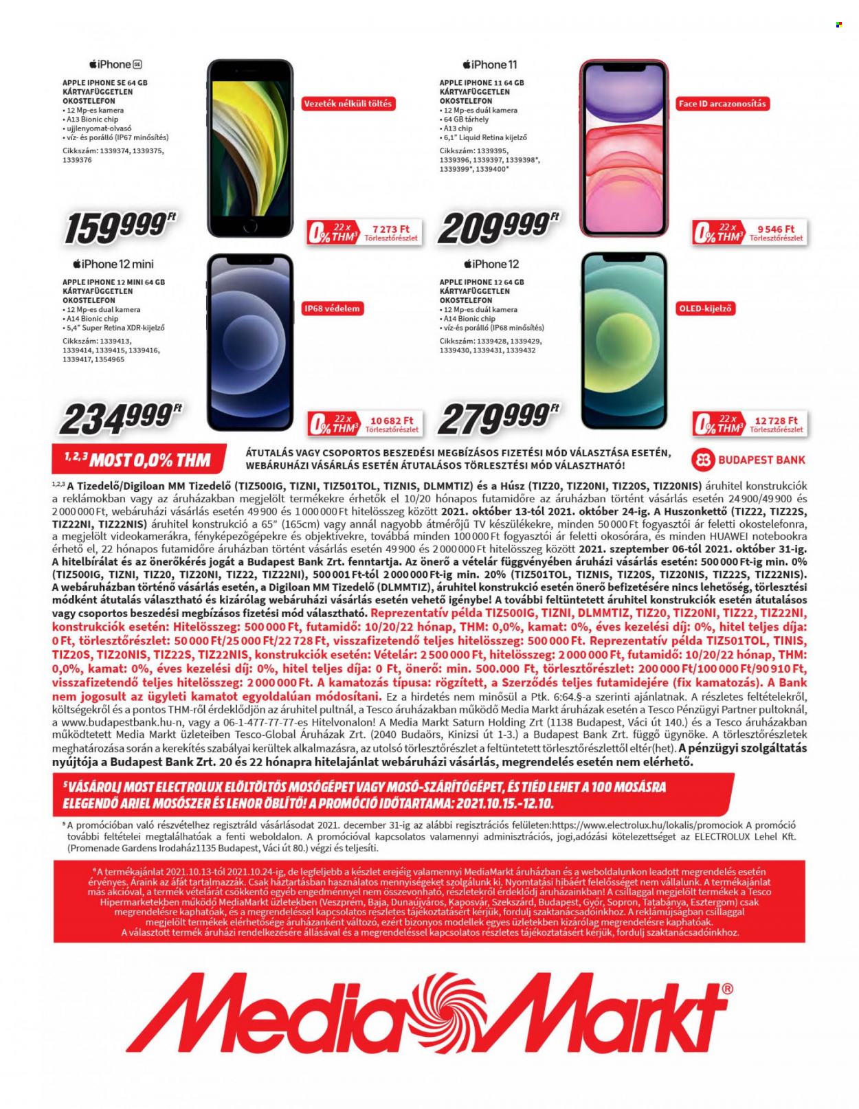 MediaMarkt akciós újságok - 2021.10.13 - 2021.10.24. Oldal 12