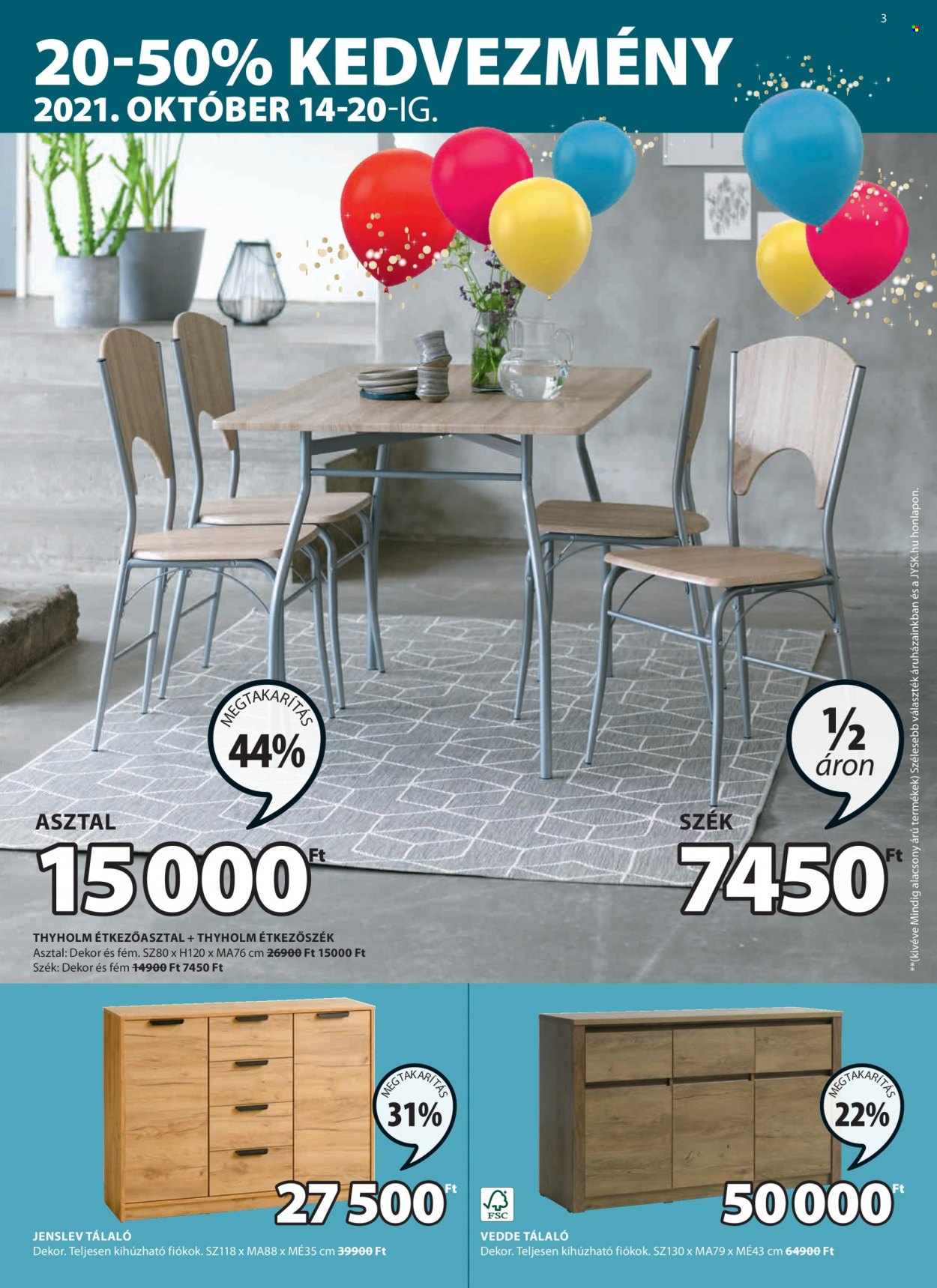 JYSK akciós újságok - 2021.10.14 - 2021.10.27. Oldal 3