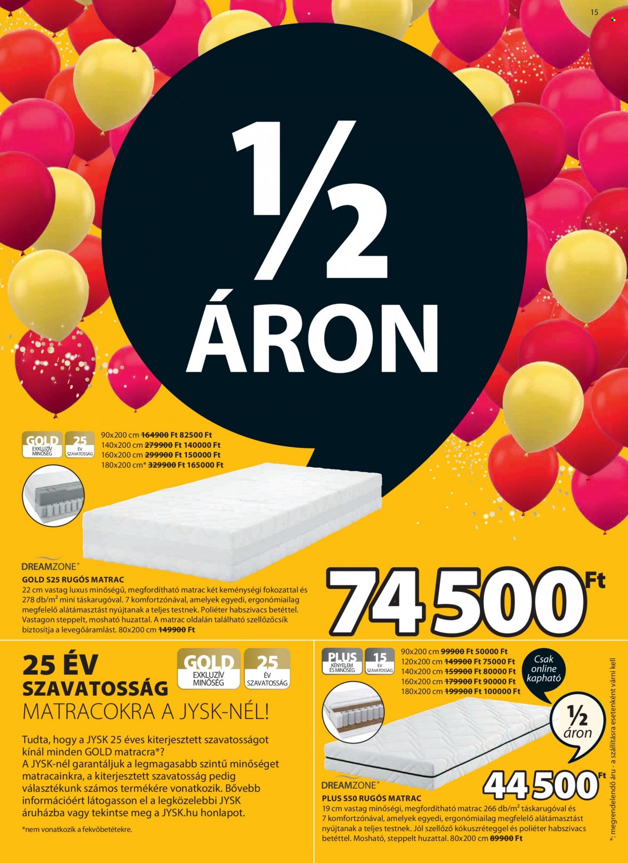JYSK akciós újságok - 2021.10.14 - 2021.10.27. Oldal 15