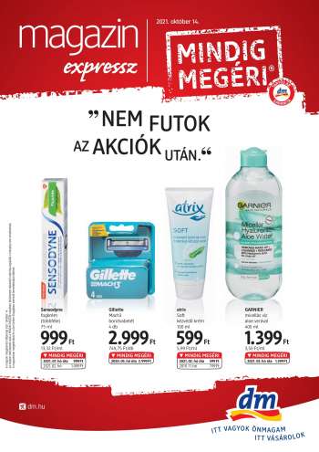 Újság dm drogerie markt - 2021.10.14 - 2021.10.31.