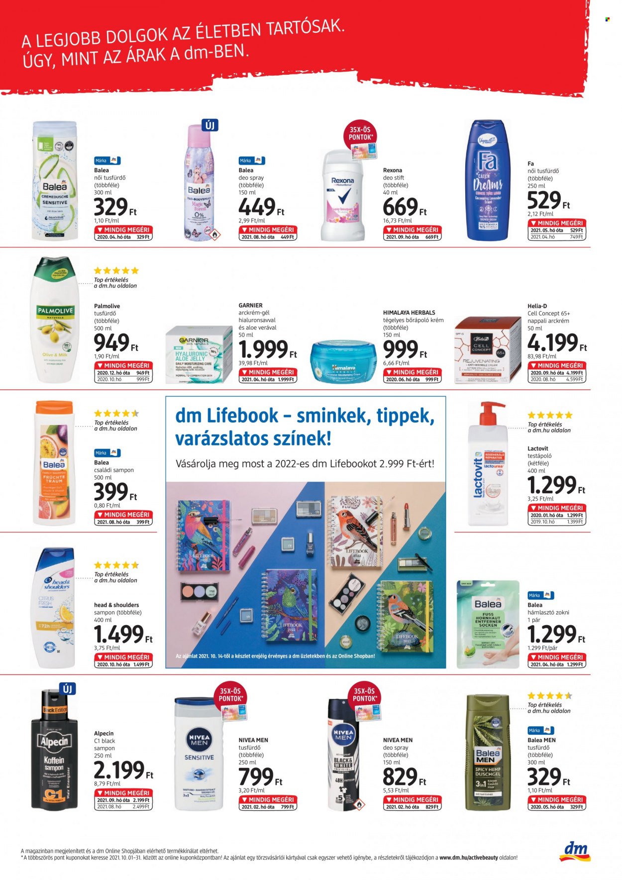 dm drogerie markt akciós újságok - 2021.10.14 - 2021.10.31. Oldal 3