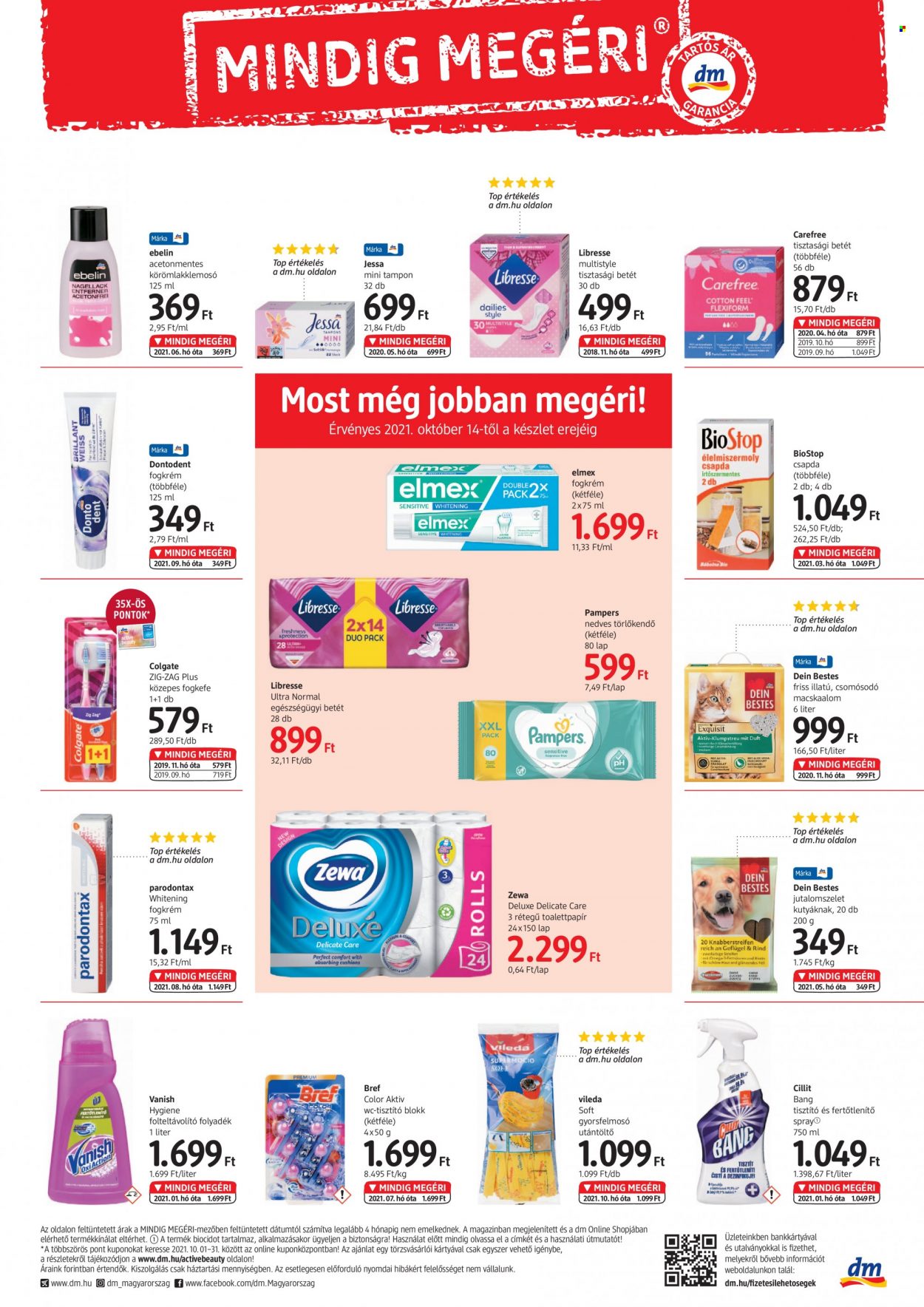 dm drogerie markt akciós újságok - 2021.10.14 - 2021.10.31. Oldal 4
