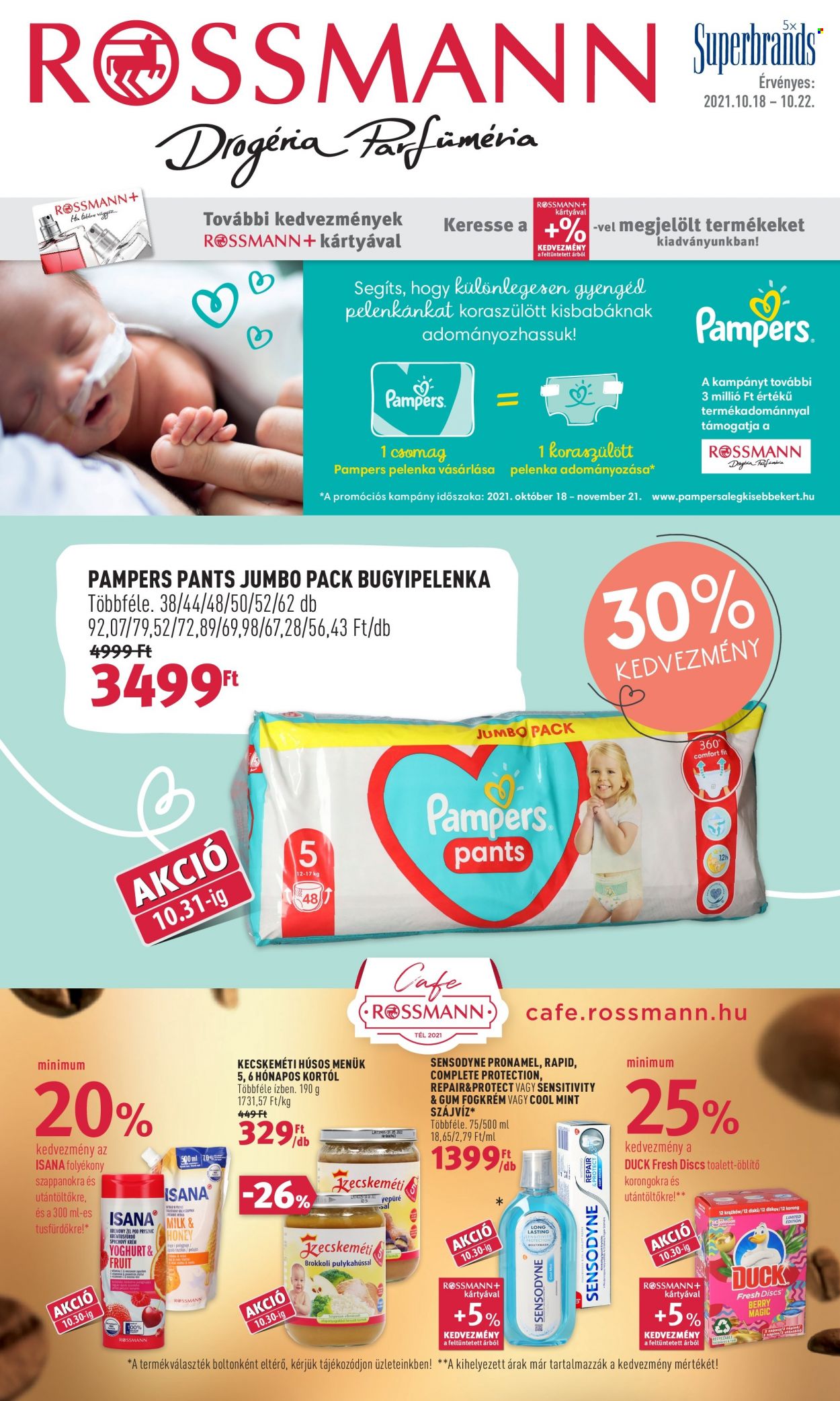 Rossmann akciós újságok - 2021.10.18 - 2021.10.22. Oldal 1