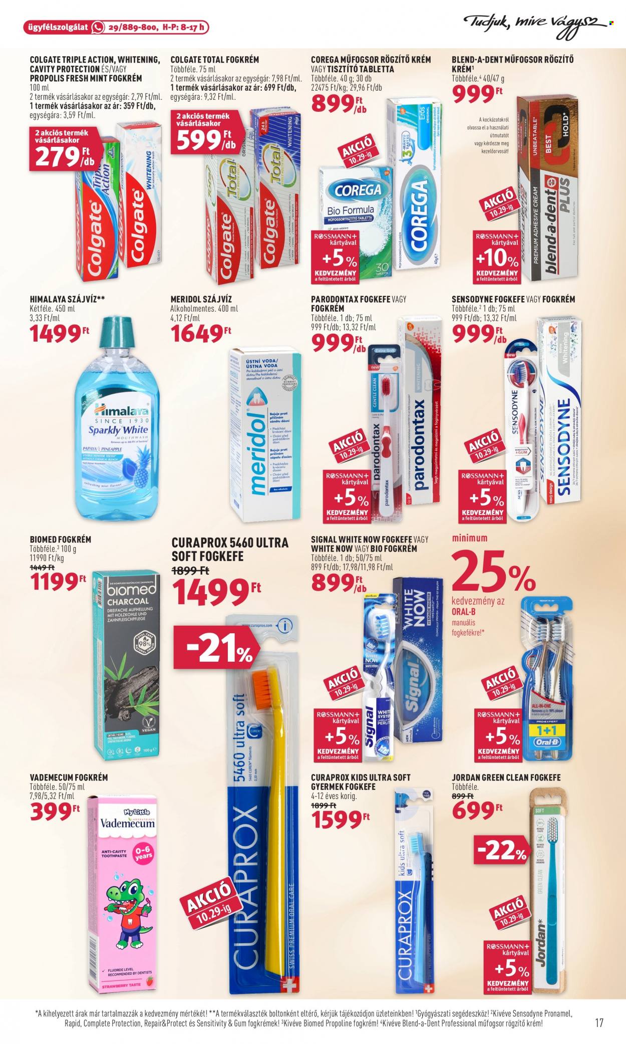 Rossmann akciós újságok - 2021.10.18 - 2021.10.22. Oldal 17