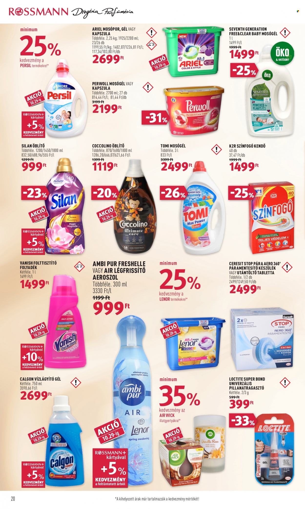Rossmann akciós újságok - 2021.10.18 - 2021.10.22. Oldal 20