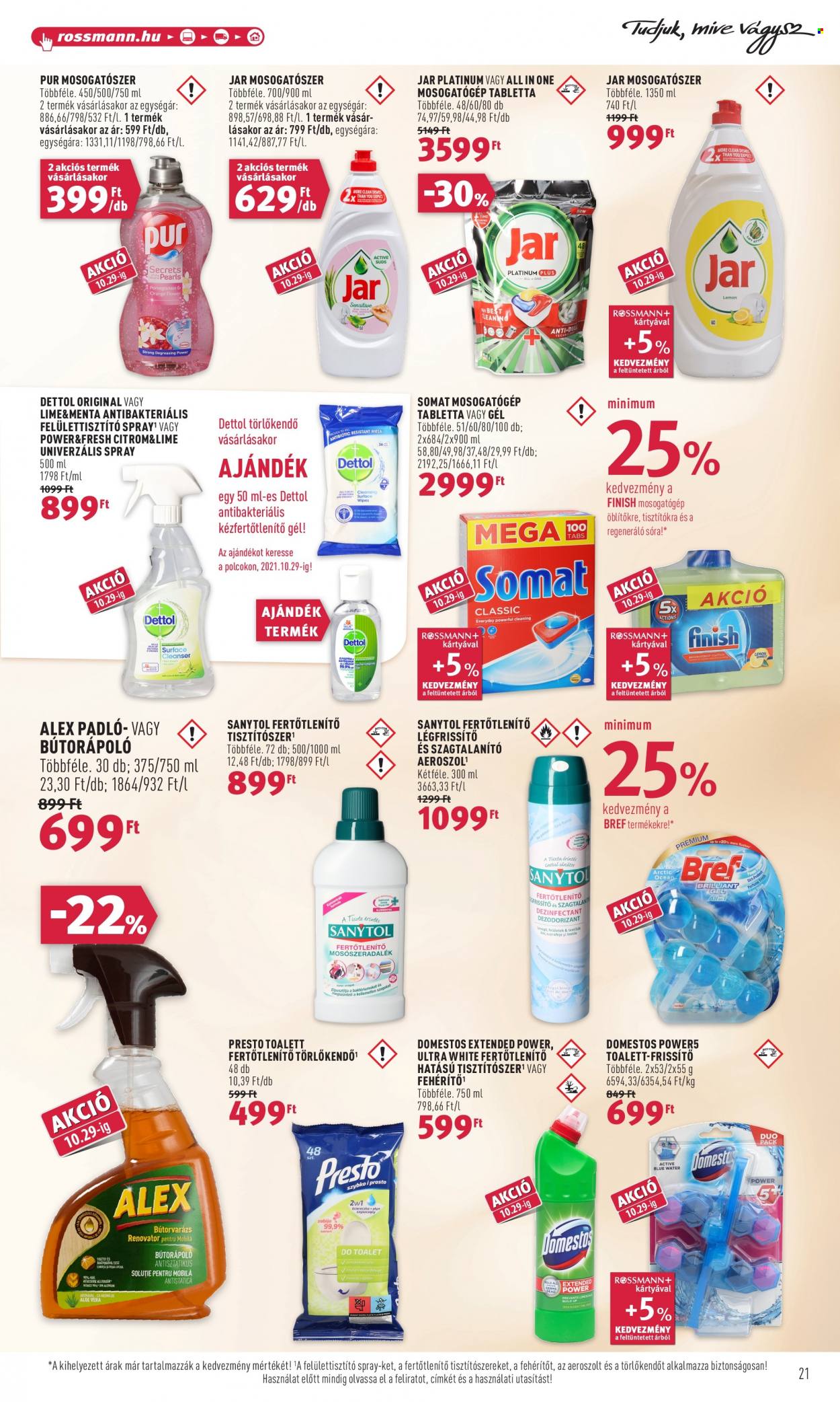Rossmann akciós újságok - 2021.10.18 - 2021.10.22. Oldal 21