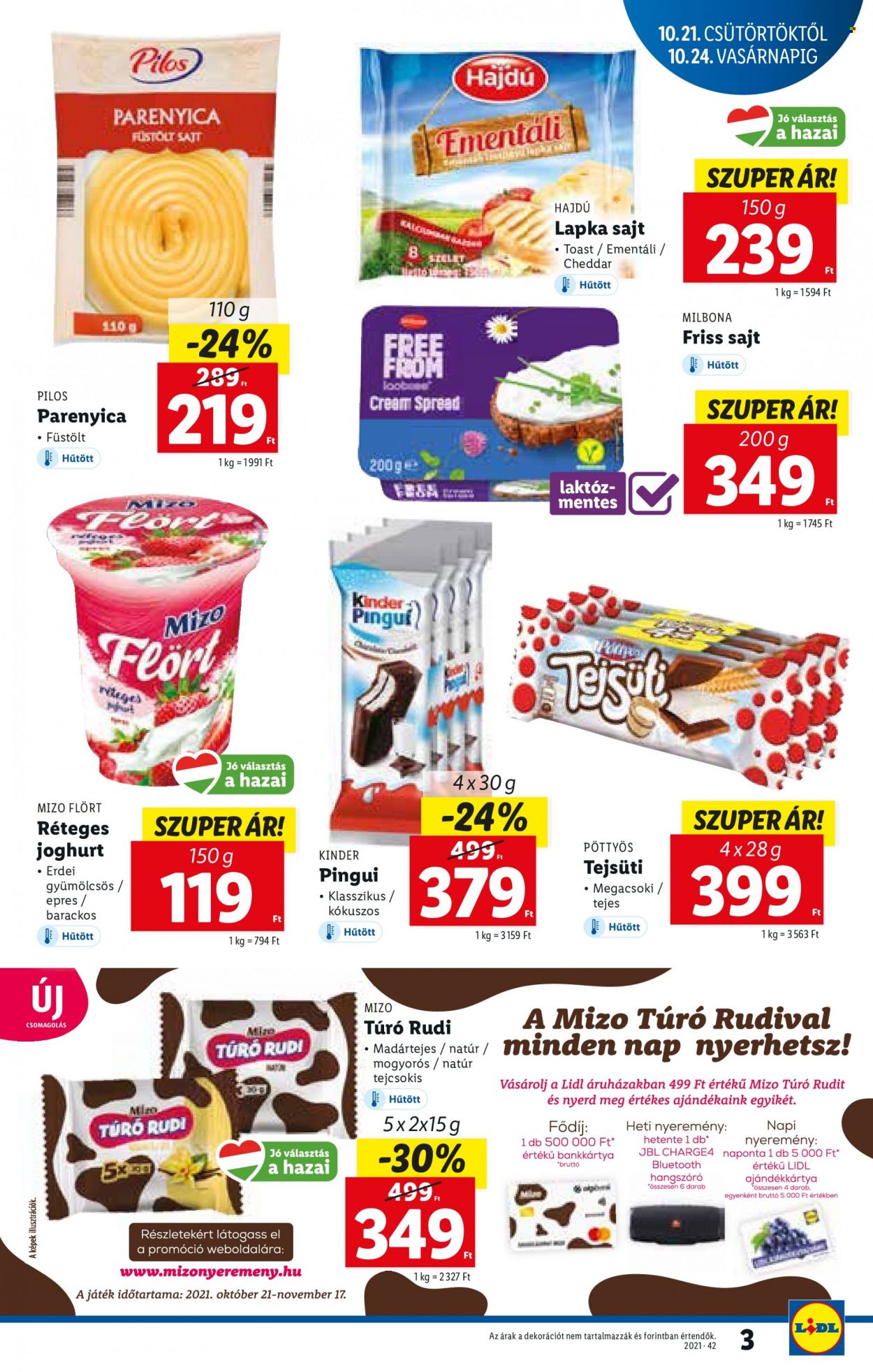 Lidl akciós újságok - 2021.10.21 - 2021.10.27. Oldal 3