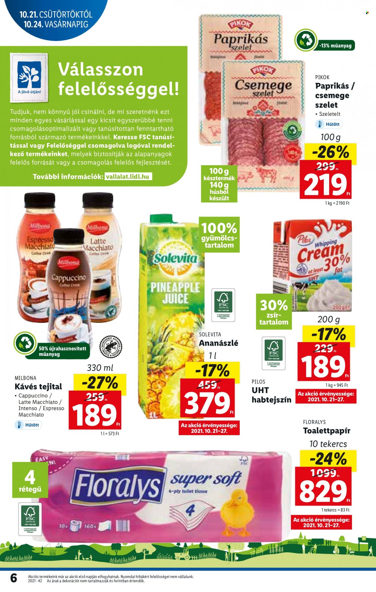 Lidl akciós újságok - 2021.10.21 - 2021.10.27. Oldal 6