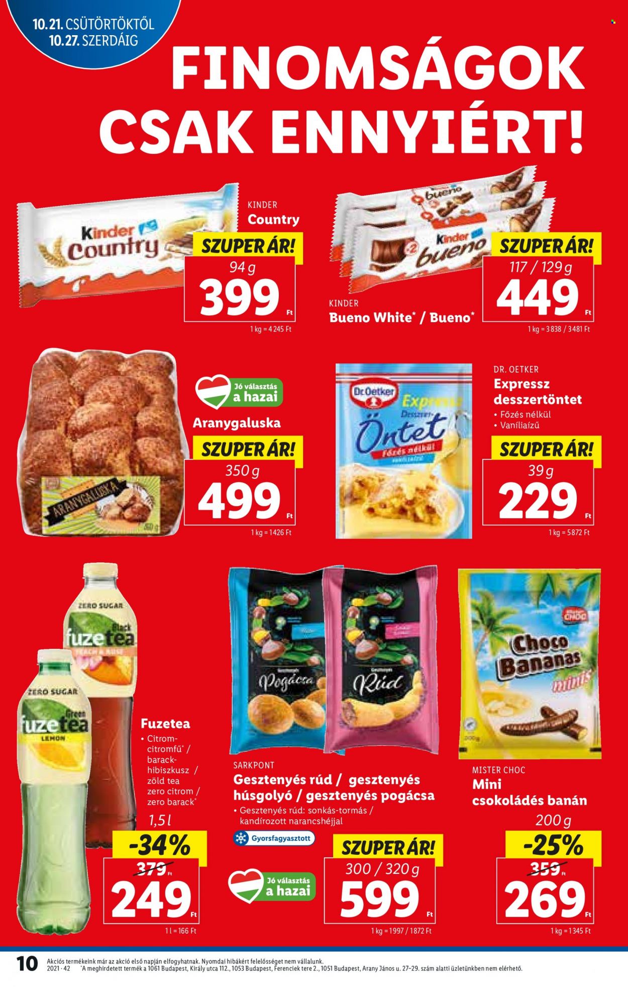 Lidl akciós újságok - 2021.10.21 - 2021.10.27. Oldal 10