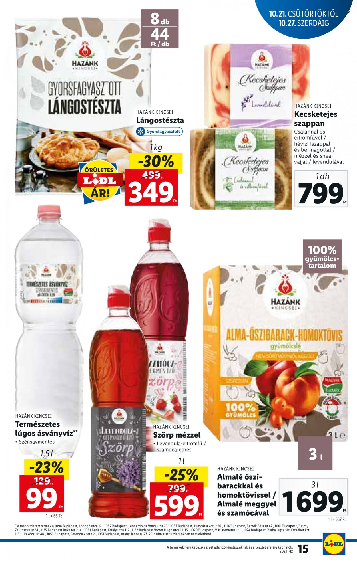 Lidl akciós újságok - 2021.10.21 - 2021.10.27. Oldal 15